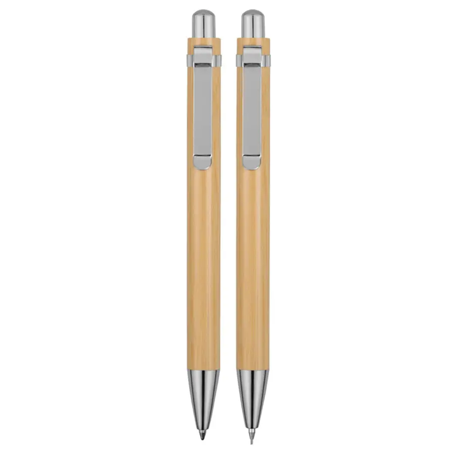Набор Bamboo: шариковая ручка и механический карандаш — фото 3