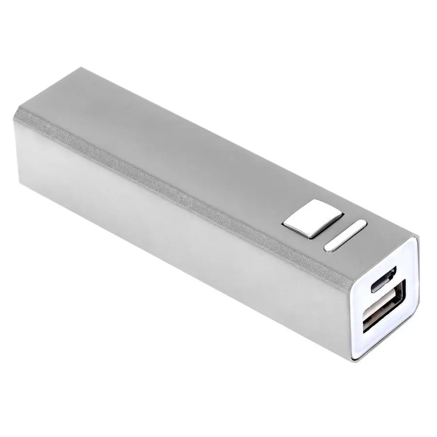 Внешний аккумулятор Thazer, 2200 mAh, серебристый — фото 1