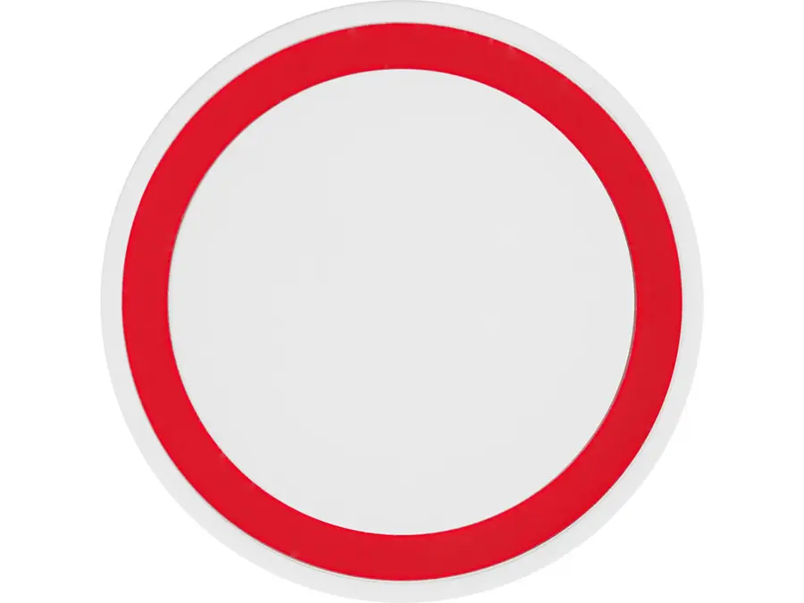 Беспроводное зарядное устройство Dot, 5 Вт, красное — фото 4