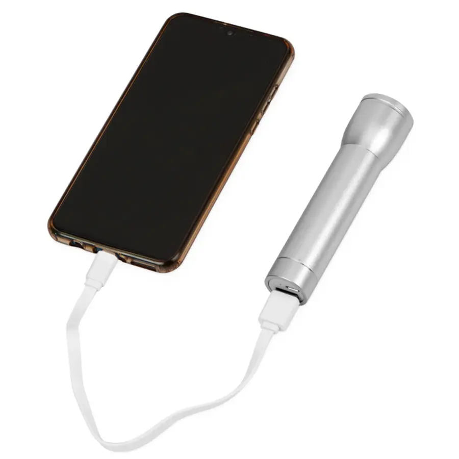 Портативное зарядное устройство Lumi с фонариком, 3000 mAh — фото 2
