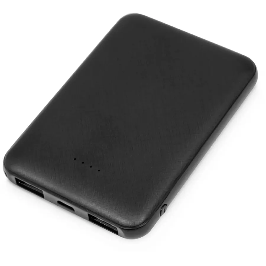 Портативное зарядное устройство Evolt Grind, 5000 mAh, черное — фото 1