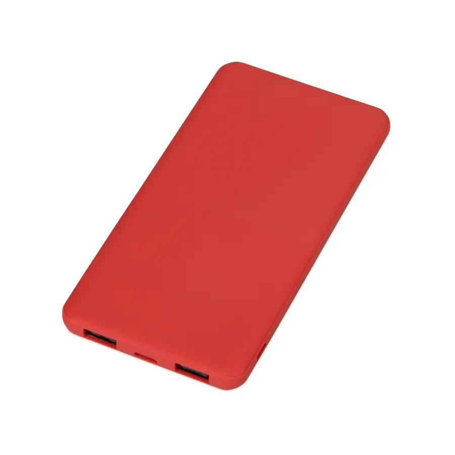 Портативное зарядное устройство Evolt Reserve с USB Type-C, 5000 mAh, красное — фото 1