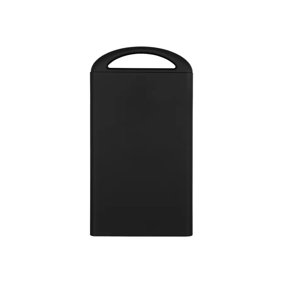 Внешний аккумулятор Shine с зеркальной гравировкой, 4000 mAh, черное — фото 3