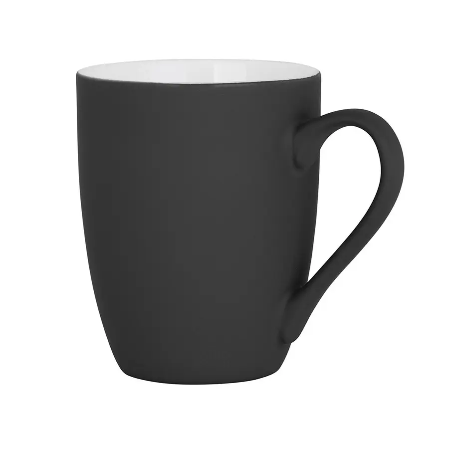 Кружка Trend с покрытием soft touch, черная