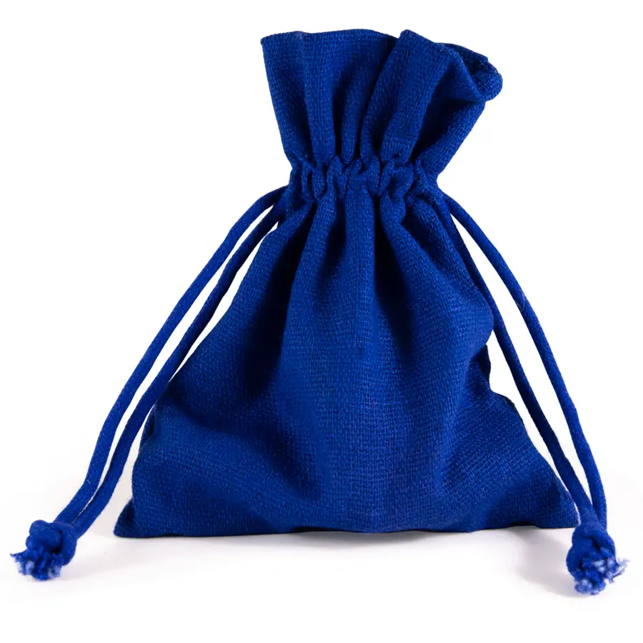 Мешочек подарочный Pouch Linen S, синий — фото 1