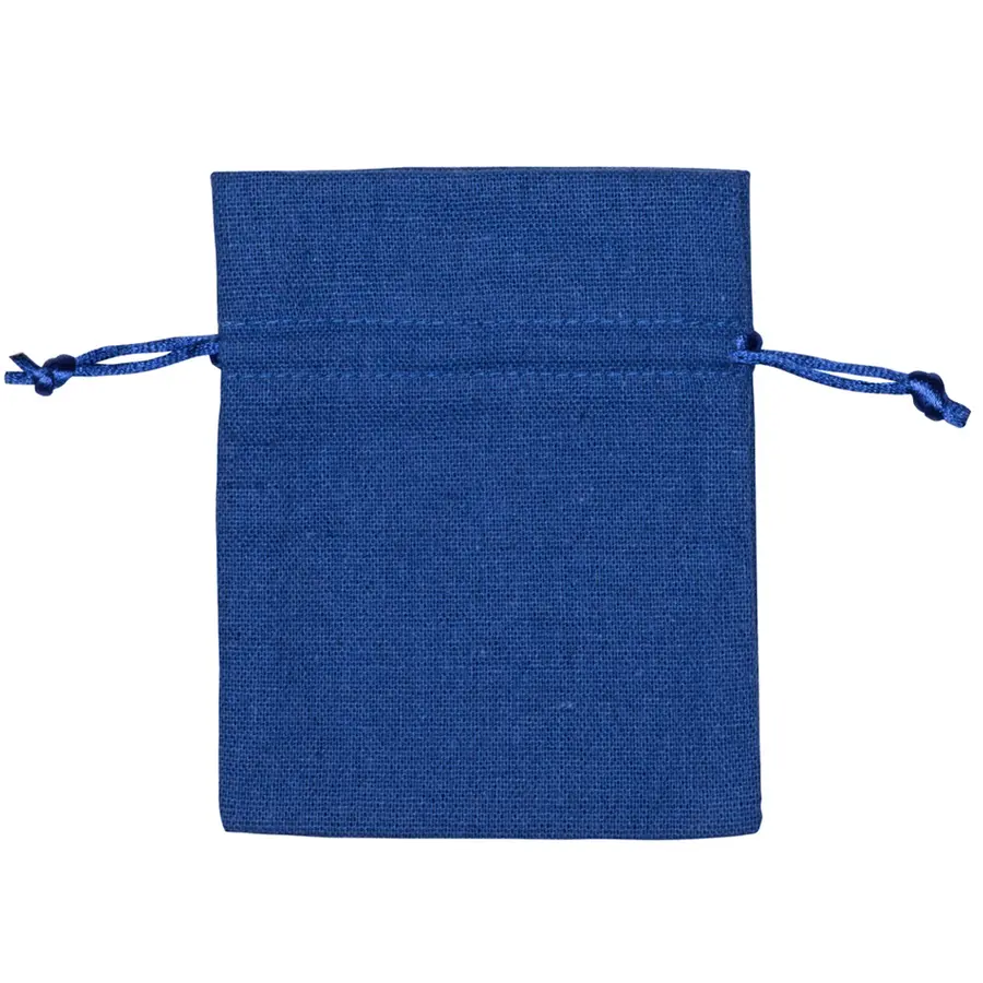 Мешочек подарочный Pouch Linen S, синий — фото 2