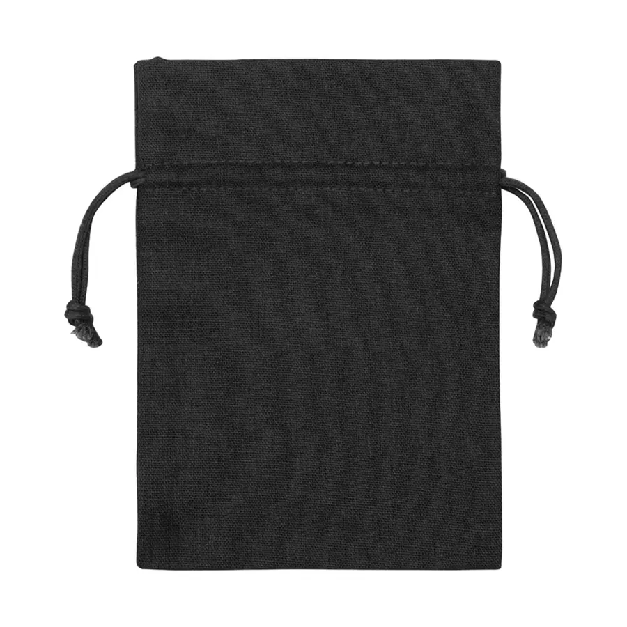 Мешочек подарочный Pouch Linen M, черный — фото 2