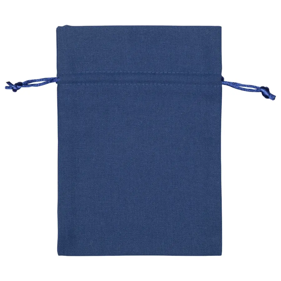 Мешочек подарочный Pouch Linen M, синий — фото 2