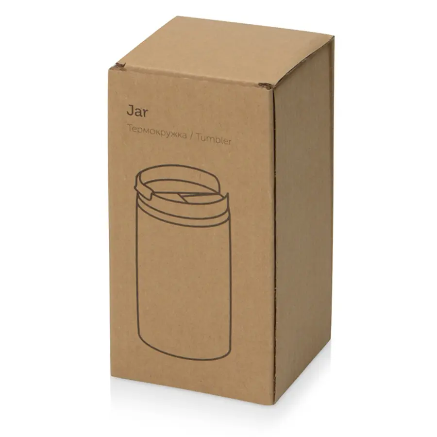 Термокружка Jar, белая — фото 4