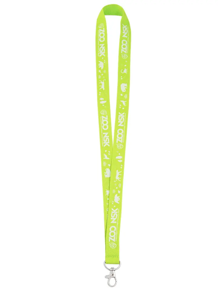 Ланьярд с карабином, желтый — фото 3