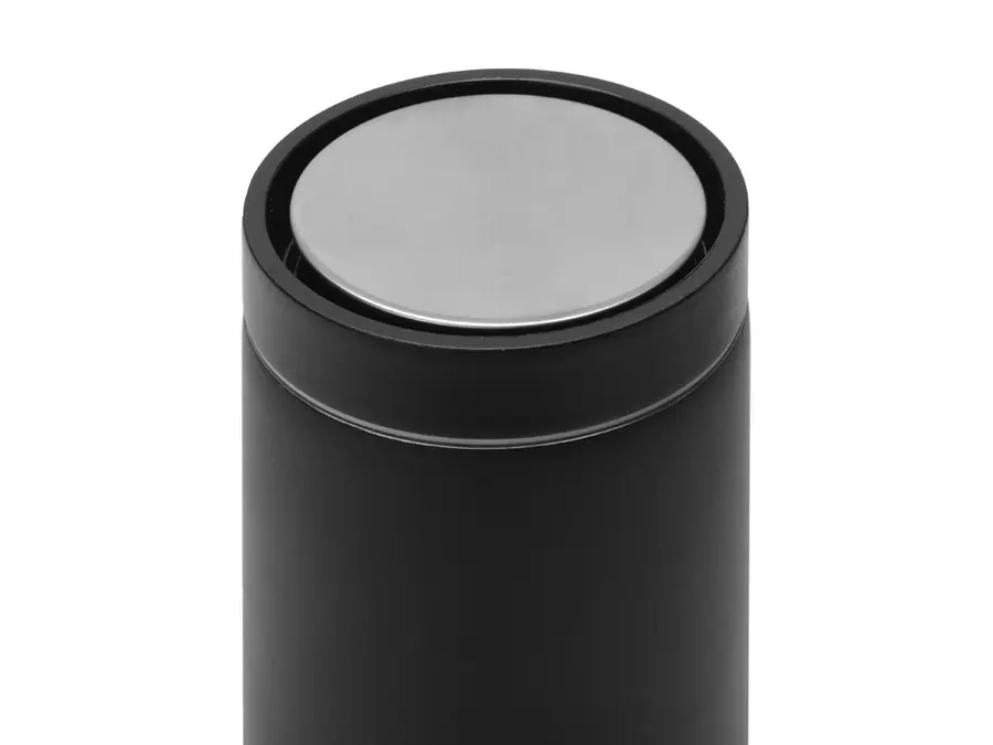 Вакуумная термокружка Waterline Noble с 360° крышкой-кнопкой, черная — фото 3