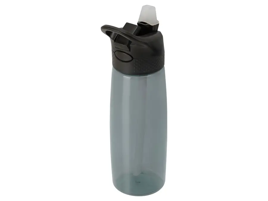 Бутылка для воды c кнопкой Waterline Tank, черная — фото 3