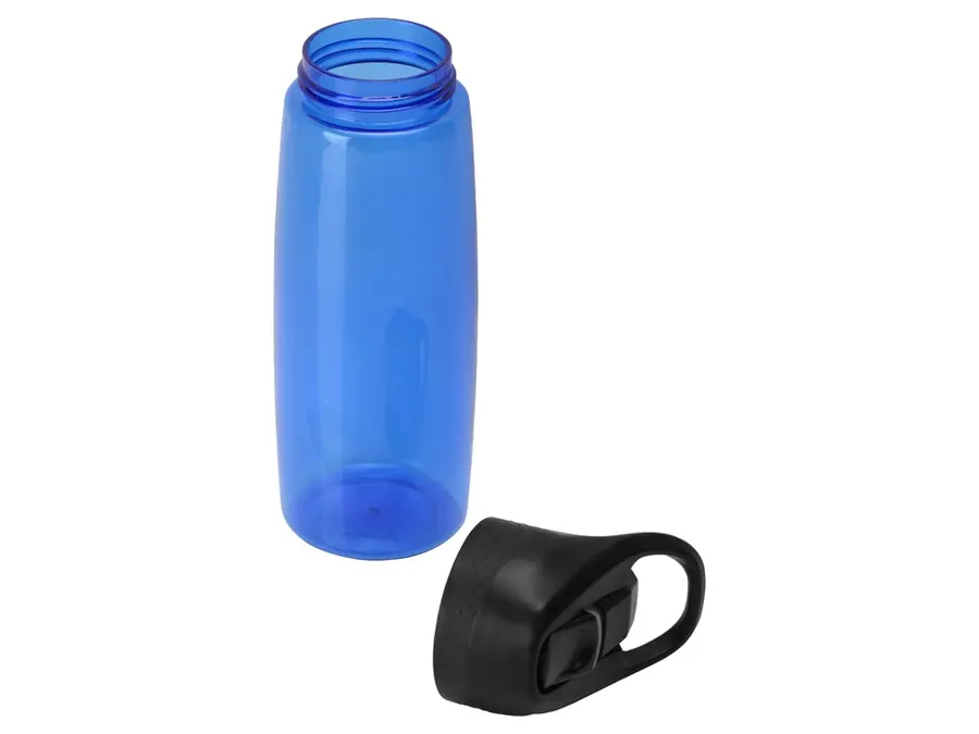 Бутылка для воды c кнопкой Waterline Tank, синяя — фото 4