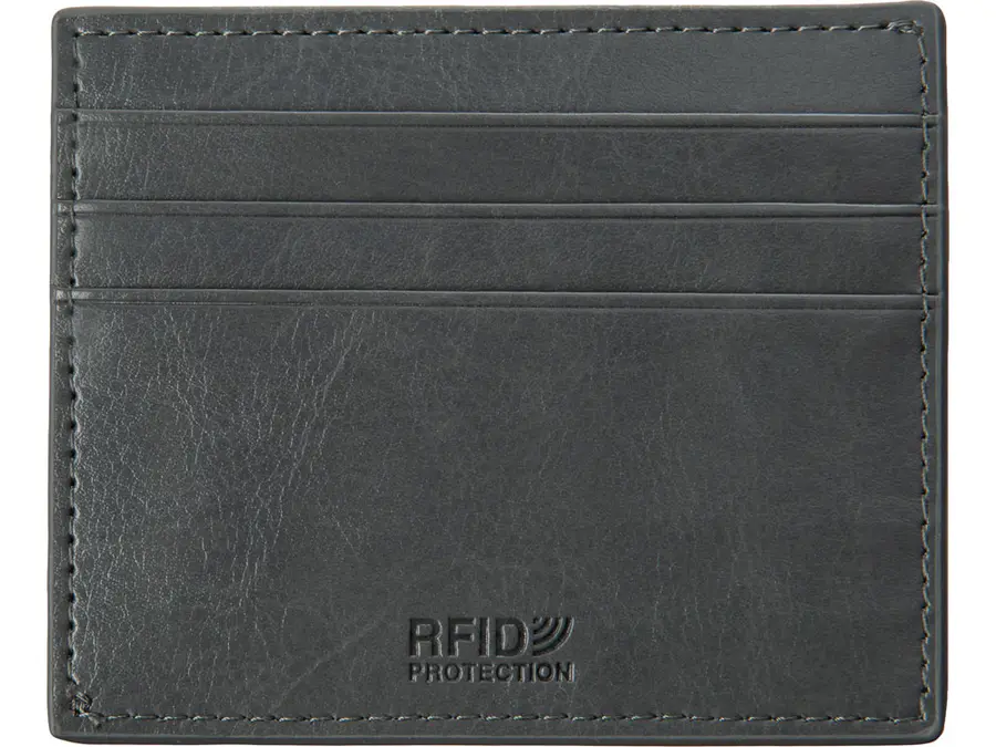 Картхолдер для 6 карт с RFID-защитой Fabrizio, серый — фото 5