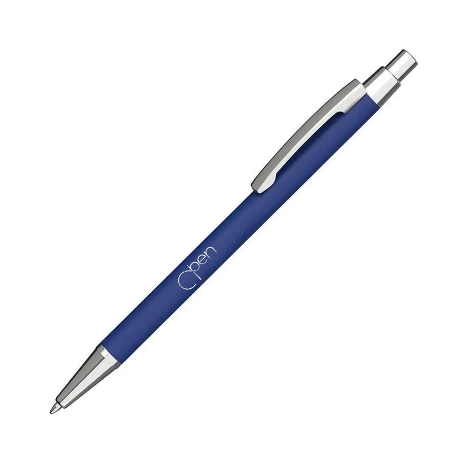 Ручка шариковая Ray Soft Touch, синяя — фото 1