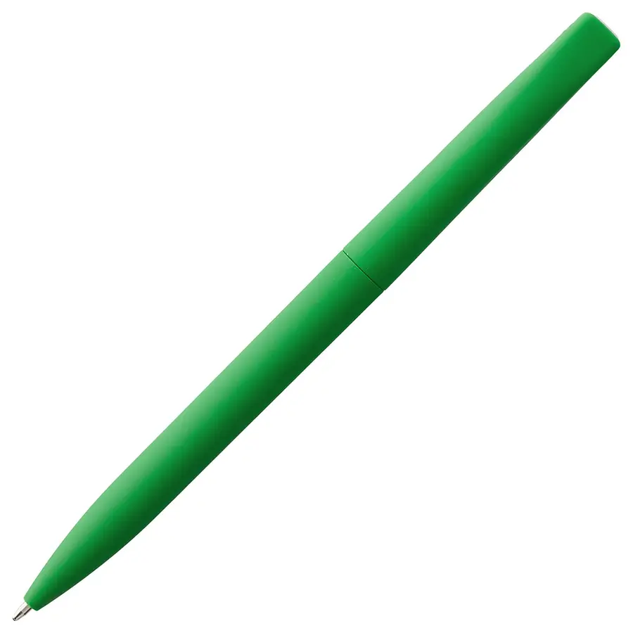 Ручка шариковая Pin Soft Touch, зеленая — фото 4
