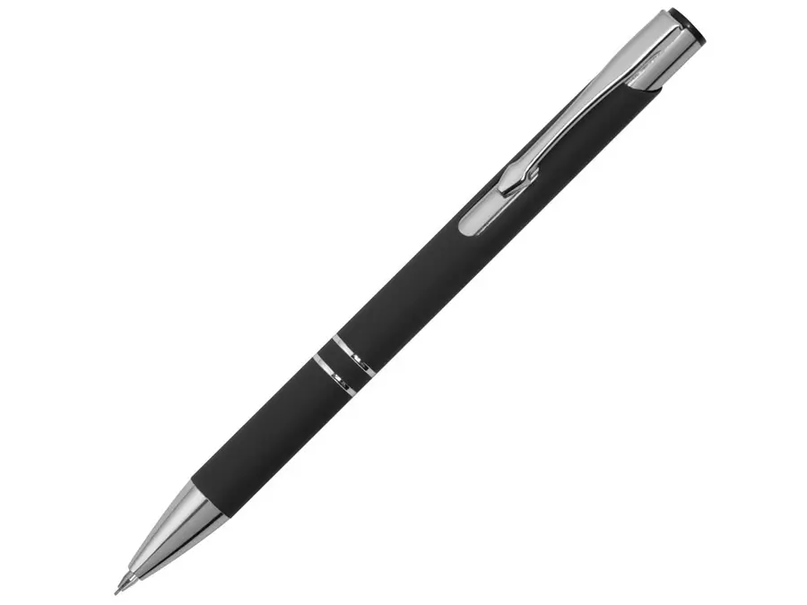 Карандаш механический Legend Pencil soft-touch, черный — фото 1