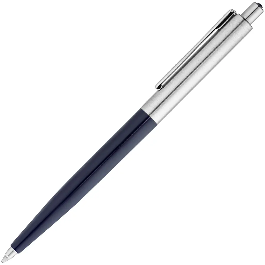 Ручка шариковая Senator Point Metal, синяя — фото 2