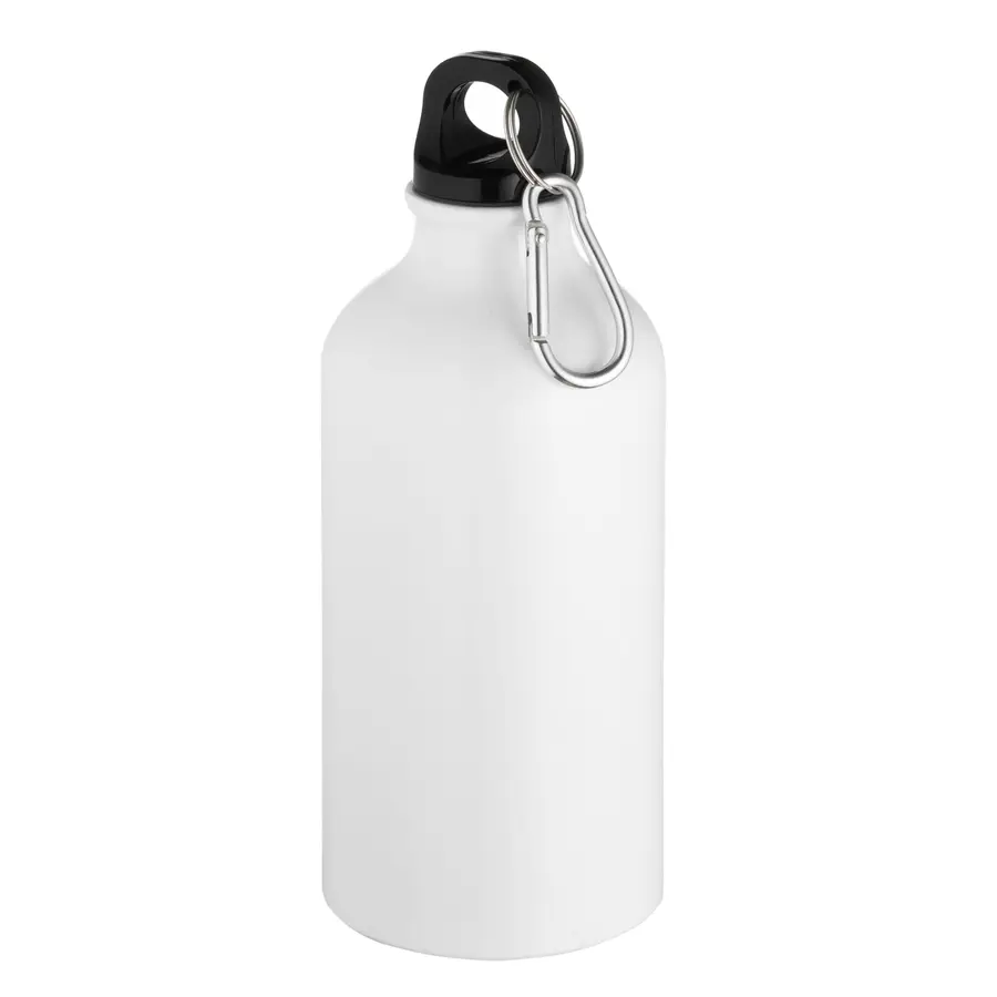 Бутылка для воды для сублимации с карабином Flask 500, белая — фото 2
