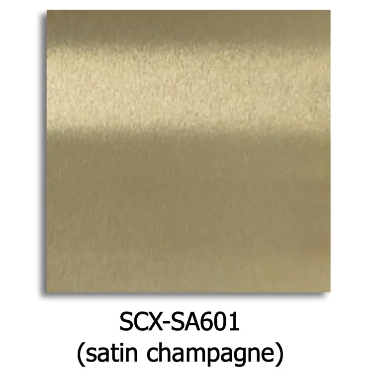 Металл для сублимации Satin Champagne (Сатин золото шампань) 0,45 мм., лист 610х305 мм — фото 2