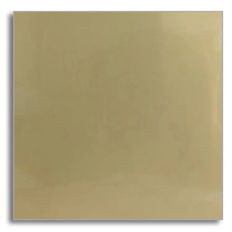 Металл для сублимации Satin Light Gold (Сатин светлое золото) 0,55 мм., лист 610х305 мм — фото 1