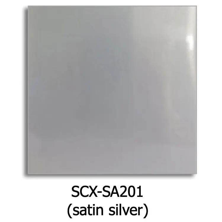 Металл для сублимации Satin Silver (Сатин серебро) 0,55 мм., лист 610х305 мм — фото 2