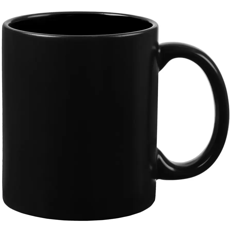 Кружка для сублимации "Хамелеон" матовая черная — фото 1