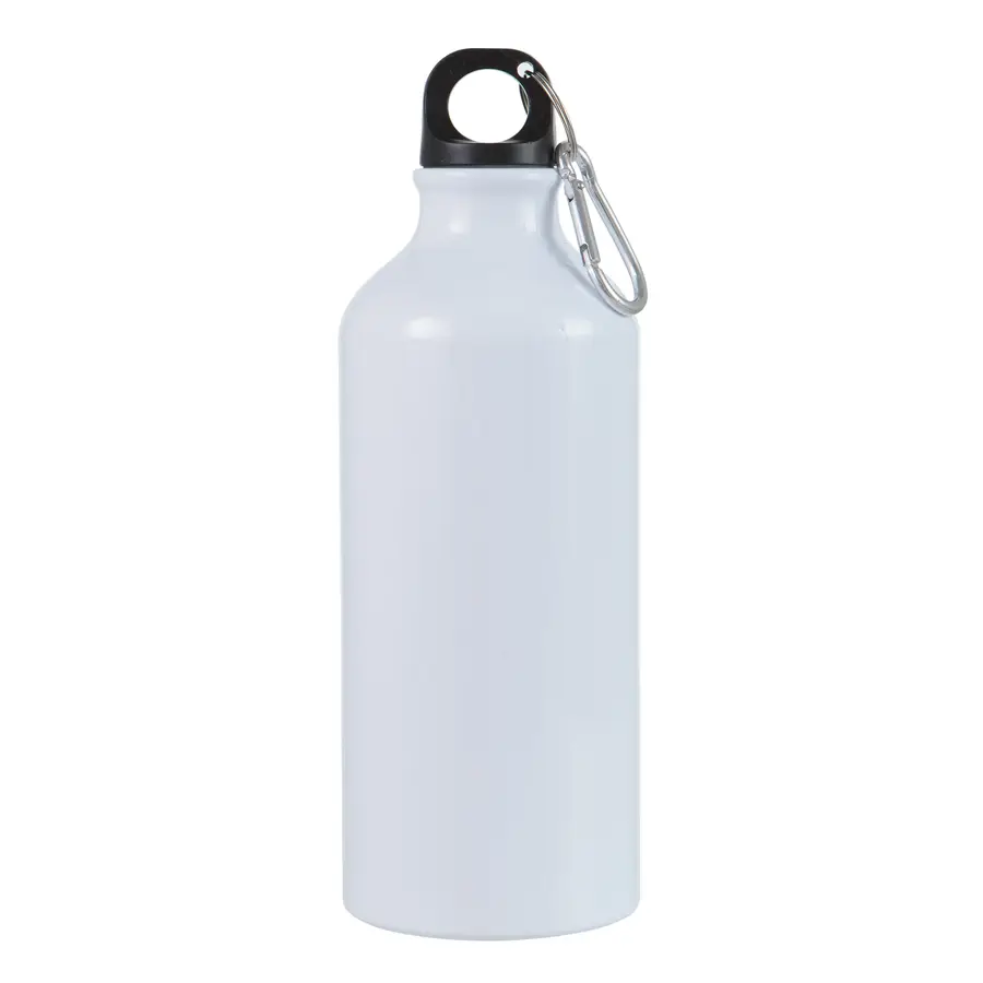 Бутылка для воды для сублимации с карабином Flask 600, белая — фото 2