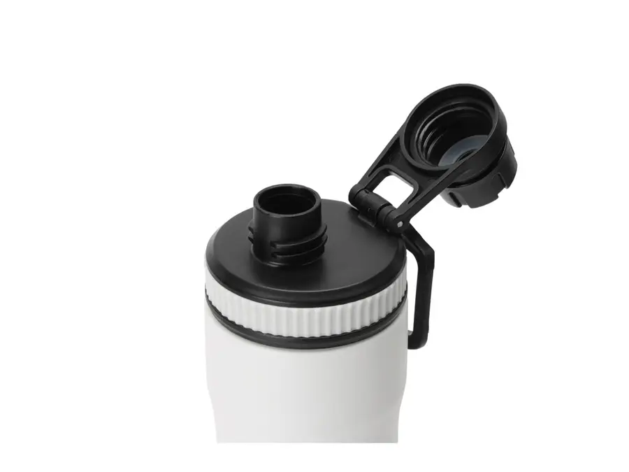 Бутылка для воды из стали Waterline Supply 850 мл, белая — фото 3
