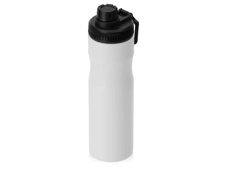 Бутылка для воды из стали Waterline Supply 850 мл, белая с черным — фото 1