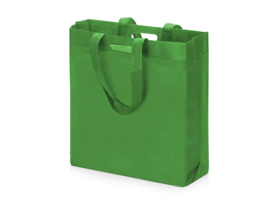 Сумка для покупок Ambit из нетканого материала, зеленая — фото 1