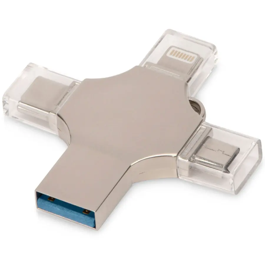 Флешка USB 3.0 Evolt Ultra на 32 Гб 4-в-1 — фото 1
