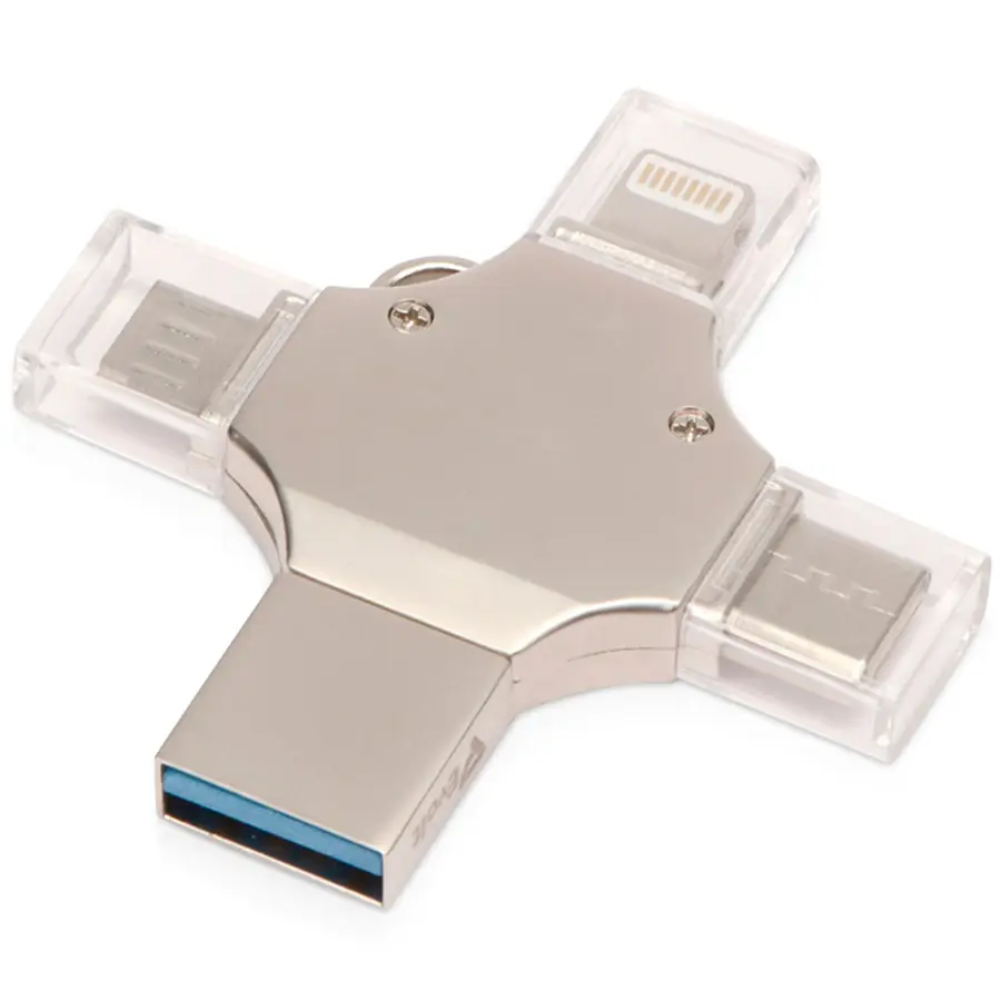Флешка USB 3.0 Evolt Ultra на 32 Гб 4-в-1 — фото 4