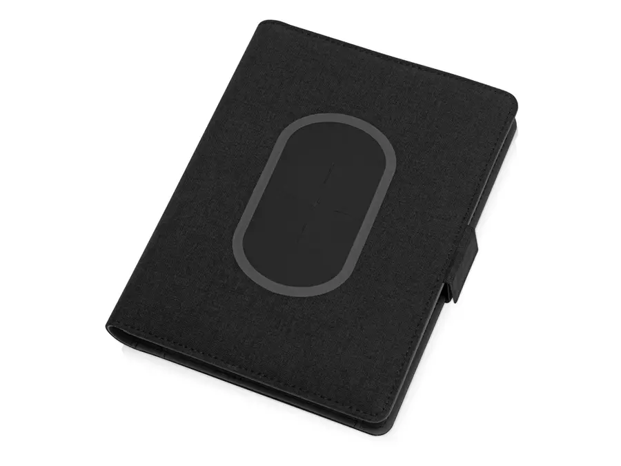 Органайзер с беспроводной зарядкой Evolt Powernote, 5000 mAh, черный — фото 1