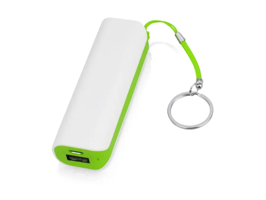 Внешний аккумулятор Basis, 2000 mAh, зеленое яблоко — фото 1