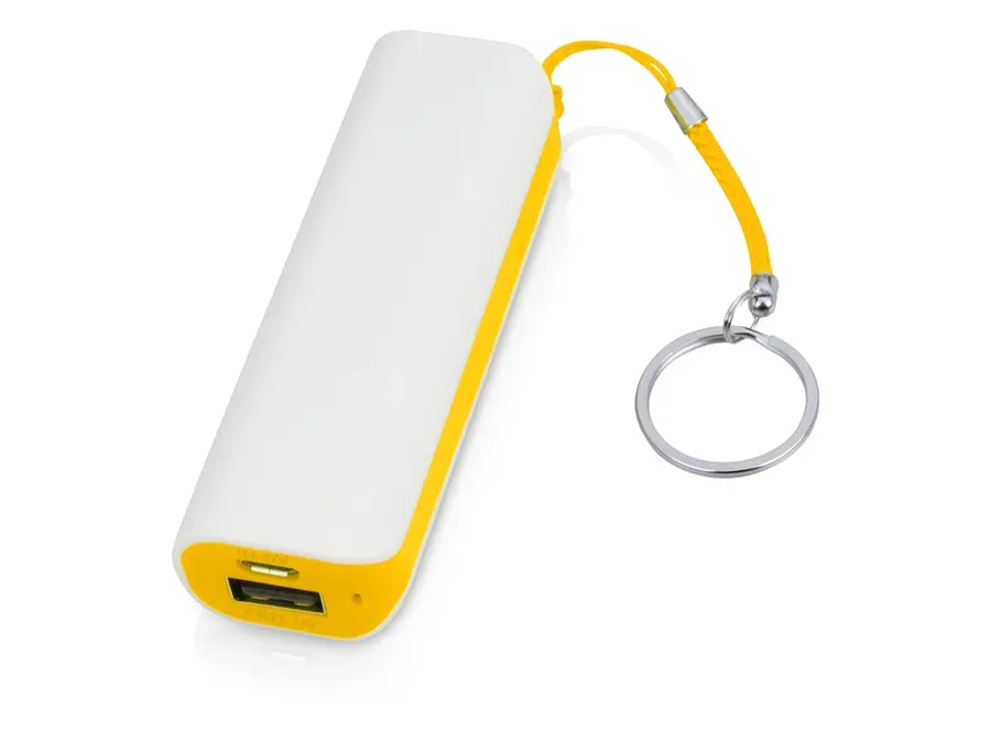 Внешний аккумулятор Basis, 2000 mAh, желтое — фото 1