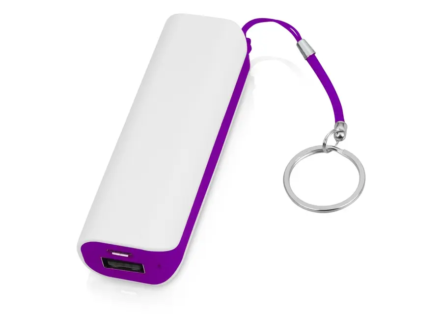 Внешний аккумулятор Basis, 2000 mAh, фиолетовый — фото 1