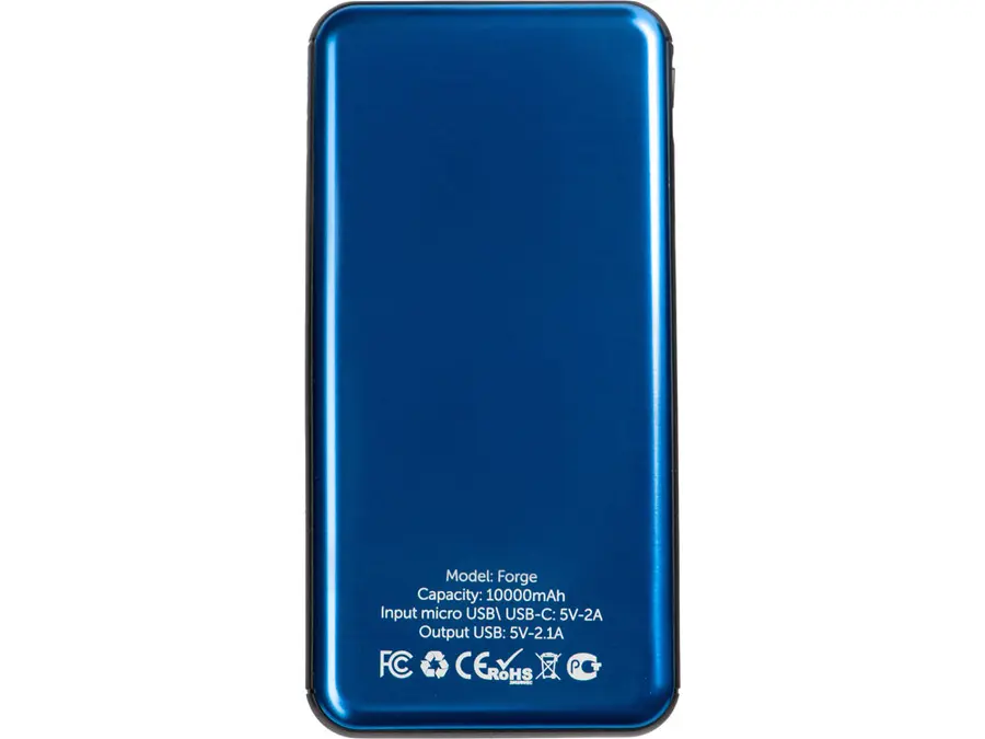 Внешний аккумулятор Evolt Forge ver. 2 , 10000 mAh, синий — фото 3
