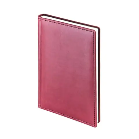 Ежедневник недатированный Velvet, А5, бордовый