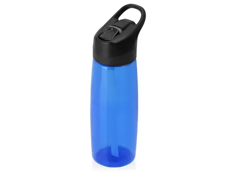 Бутылка для воды c кнопкой Waterline Tank, синяя