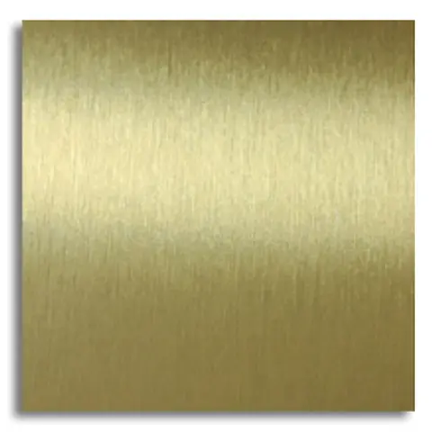 Металл для сублимации Brushed Gold (Золото шлифованное) 0,45 мм., лист 610х305 мм