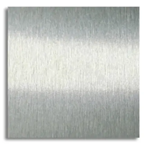 Металл для сублимации Brushed Silver (Серебро шлифованное) 0,45 мм., лист 610х305 мм