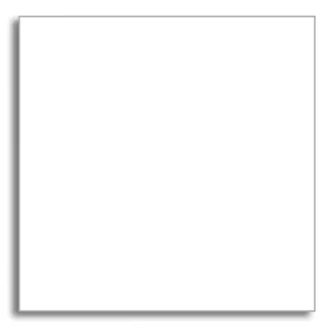 Металл для сублимации White Gloss (Белый глянцевый) 0,45 мм., лист 610х305 мм