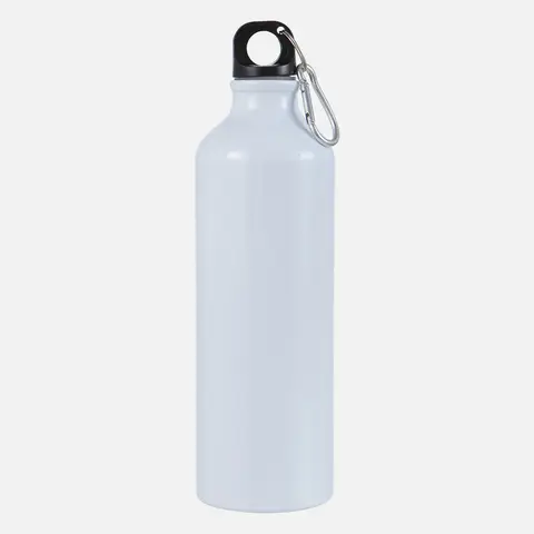 Бутылка для воды для сублимации с карабином Flask 750, белая